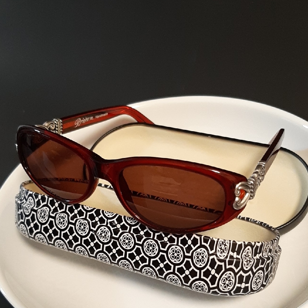 Brighton Sabrina Red Sunglasses with Case
